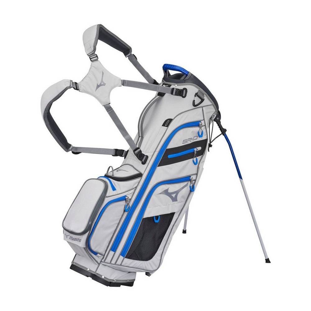 Mizuno BR-D4 14-Way Stand Férfi Táská Szürke PES796325